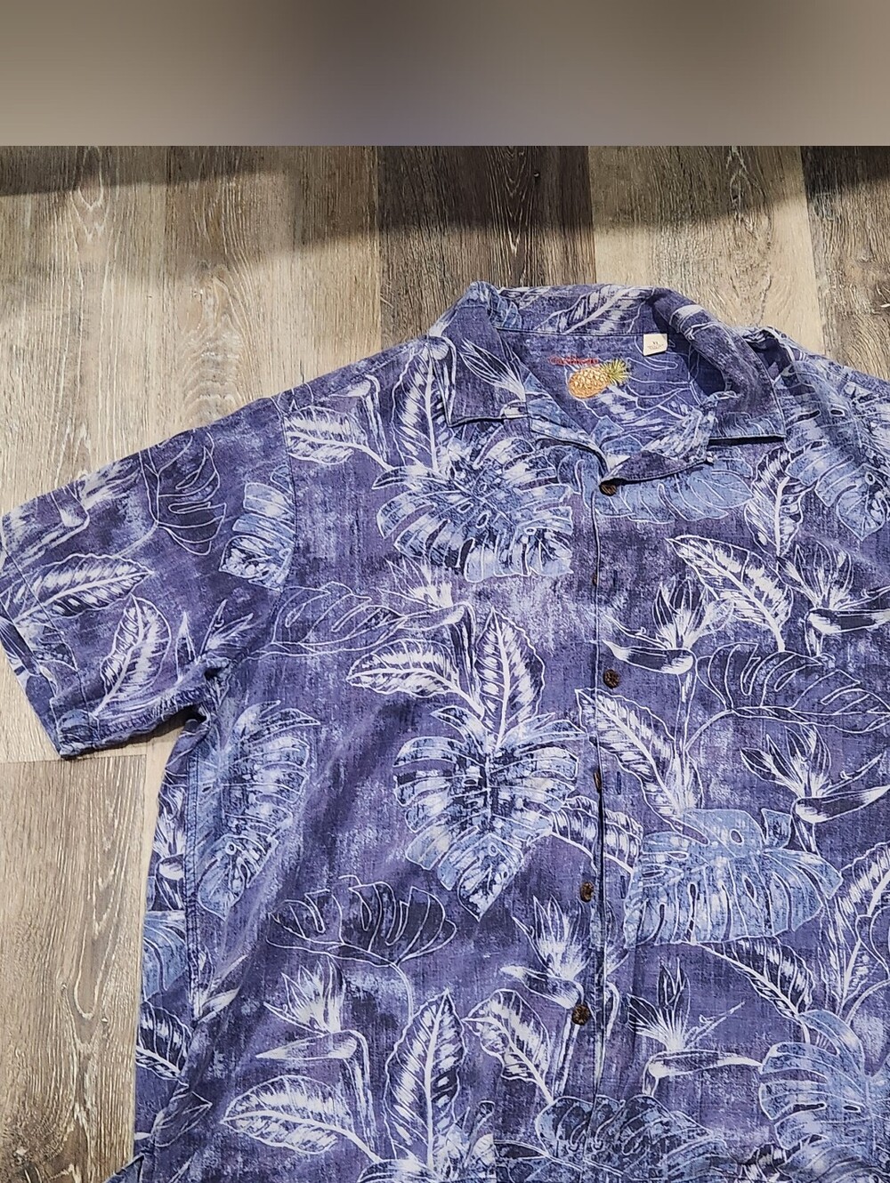 Caribbean Button Up Shirt Sz Xlg